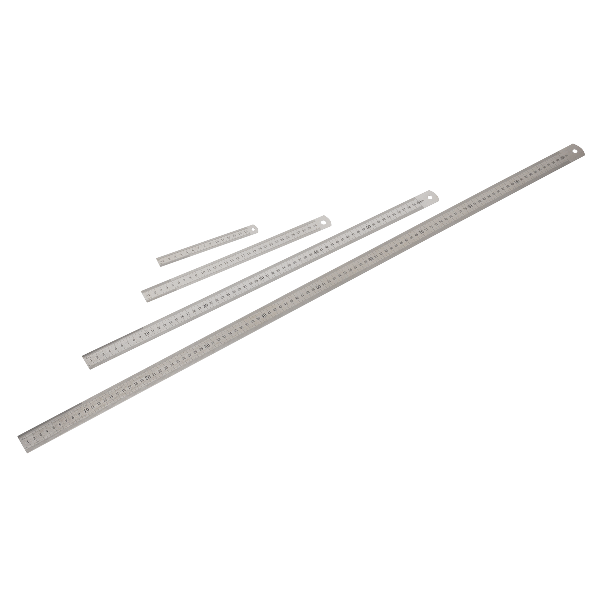 Sealey Steel Rule With Metric & Imperial Graduations 150mm/6" Length AK9640