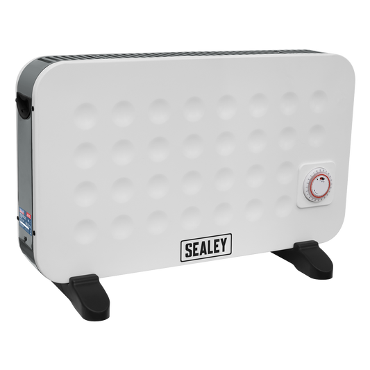 Sealey 2000W Convector Heater With Turbo & Timer Hard-Wearing Feet CD2013TT