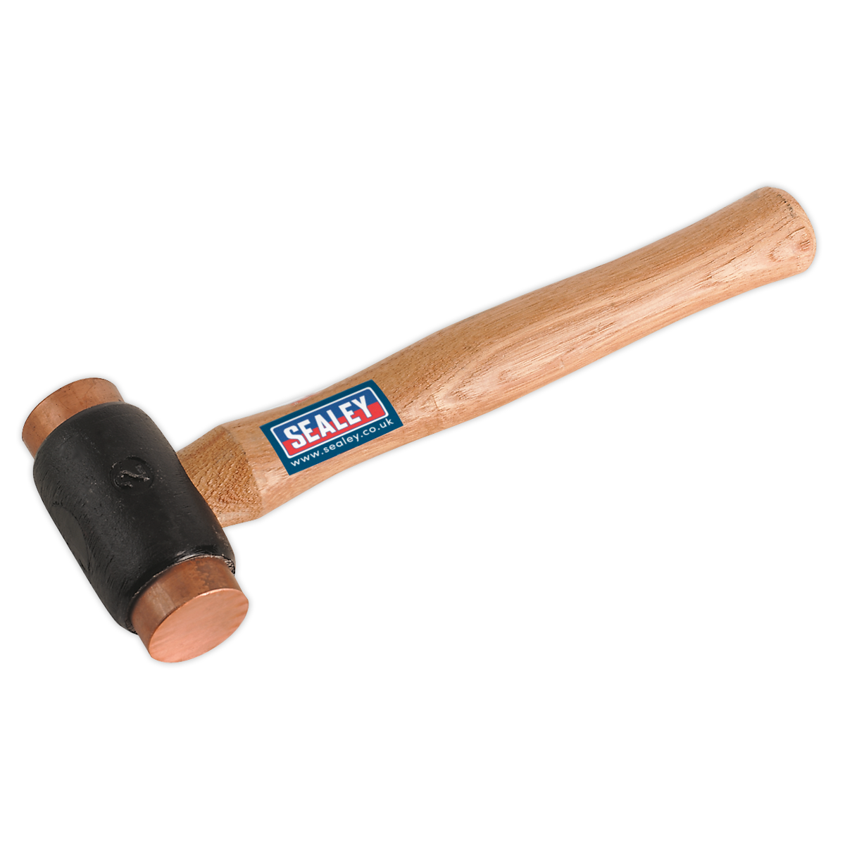 Sealey 2.75lb Copper Faced Hammer Hickory Shaft Professional Use 1.2kg CFH03