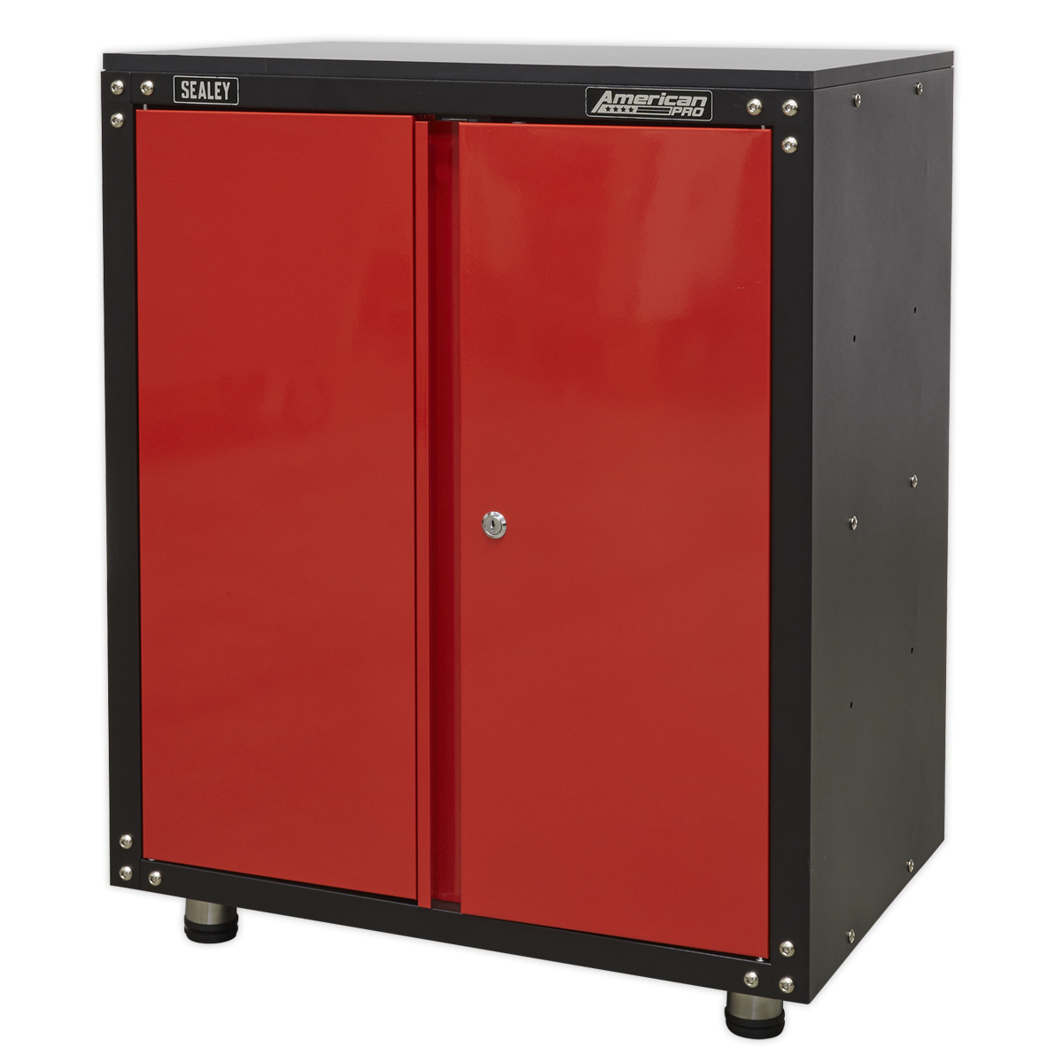 Sealey Modular 2 Door Cabinet Worktop With Lock & Two Keys 665mm APMS81
