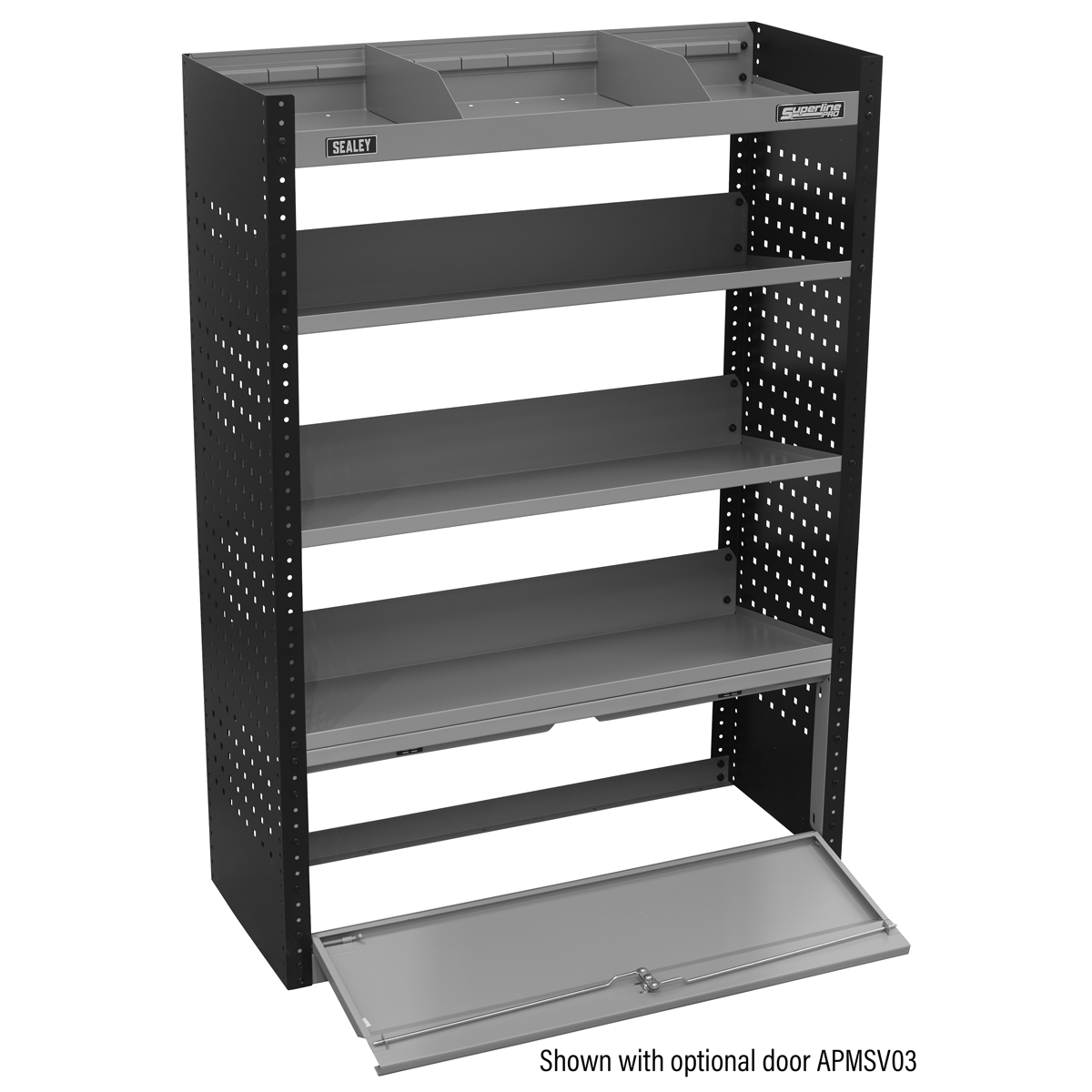 Sealey Modular Slanted Shelf Van Tool Storage Unit Robust Steel 925mm APMSV02