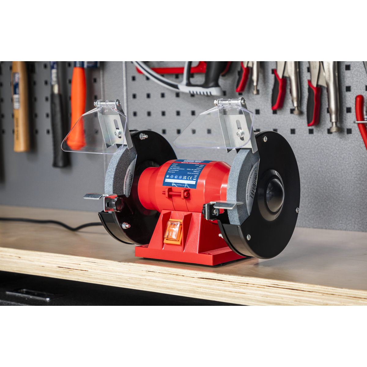 Sealey Bench Grinder With Powerful Induction Motor 150mm 150W/230V BG150CX