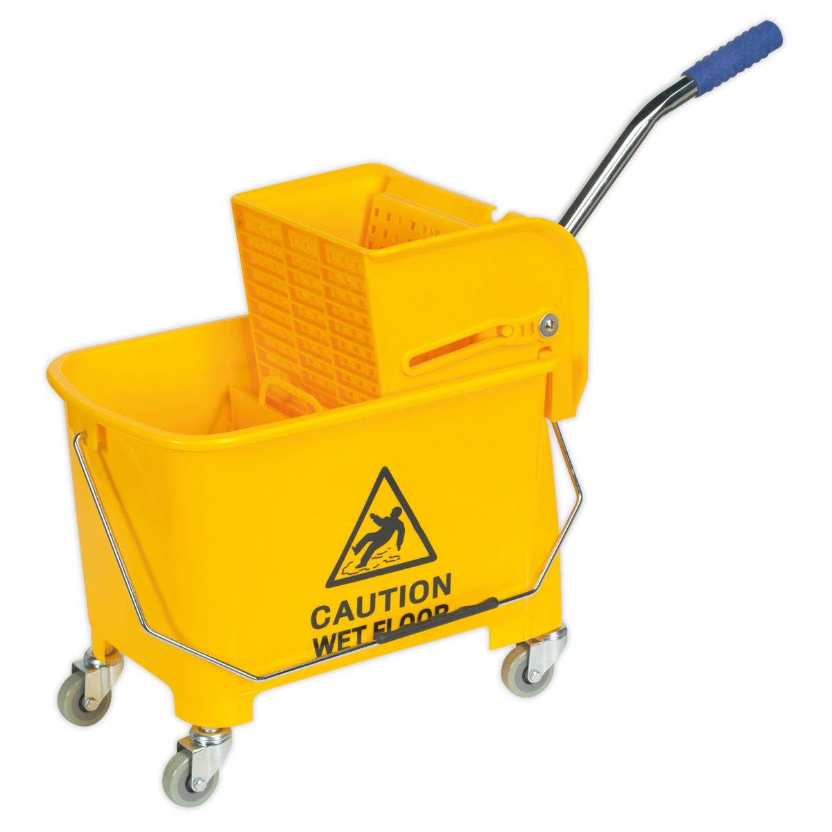 Sealey Mop Bucket 20 Litres Heavy Duty With Mop Holder & Castor Wheels BM09