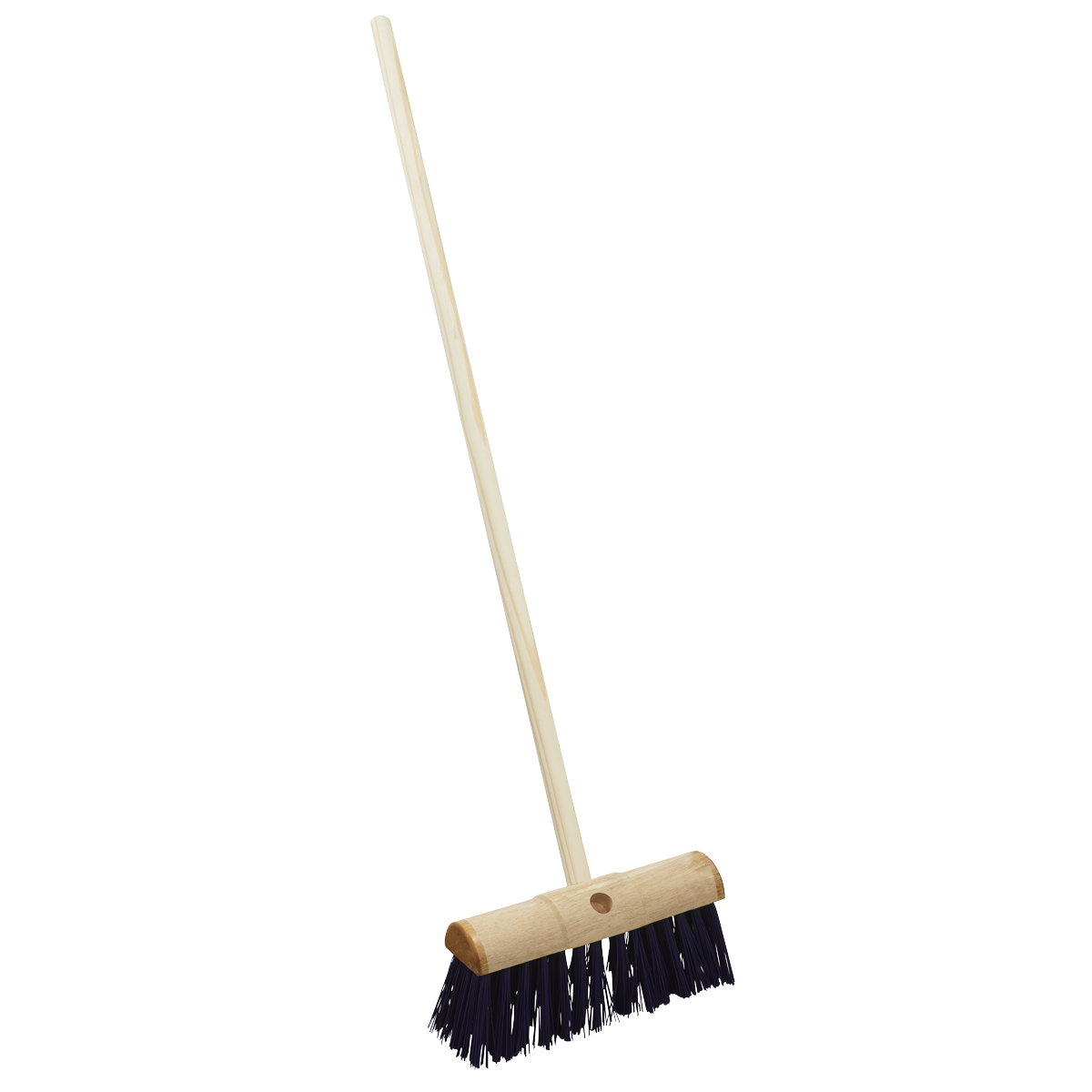Sealey Yard Broom 13" 325mmStiff Hard Bristle + Handle Bracket Heavy Duty BM13H
