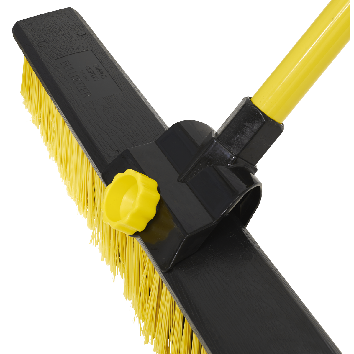 Sealey Bulldozer Yard Broom 24" 600mm Hard Wearing Sweeper + Steel Handle BM24HX
