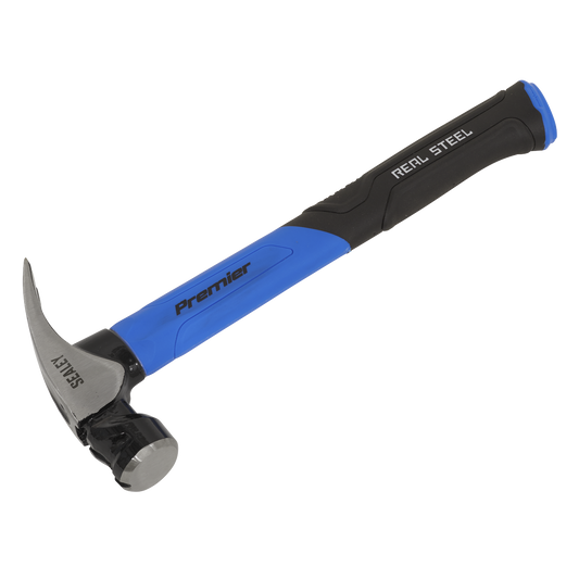 Sealey 20oz Graphite Carbon Steel Claw Hammer With Fibreglass Shaft CLHG20