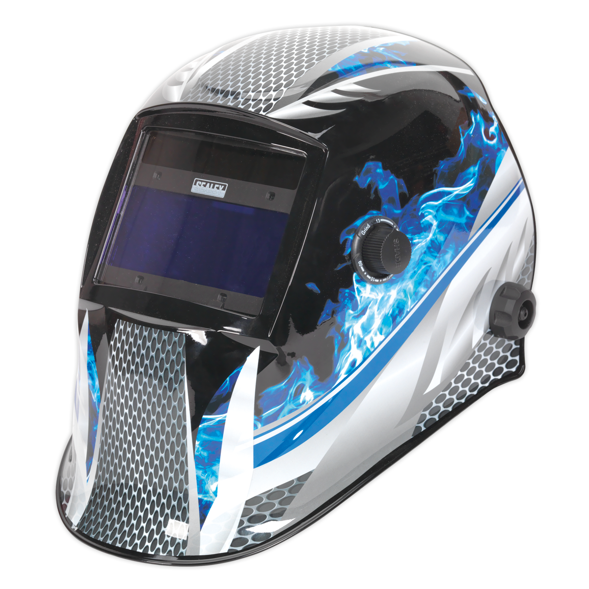 Sealey Auto Darkening Welding Protective Helmet - Shade 9-13 495g PWH601