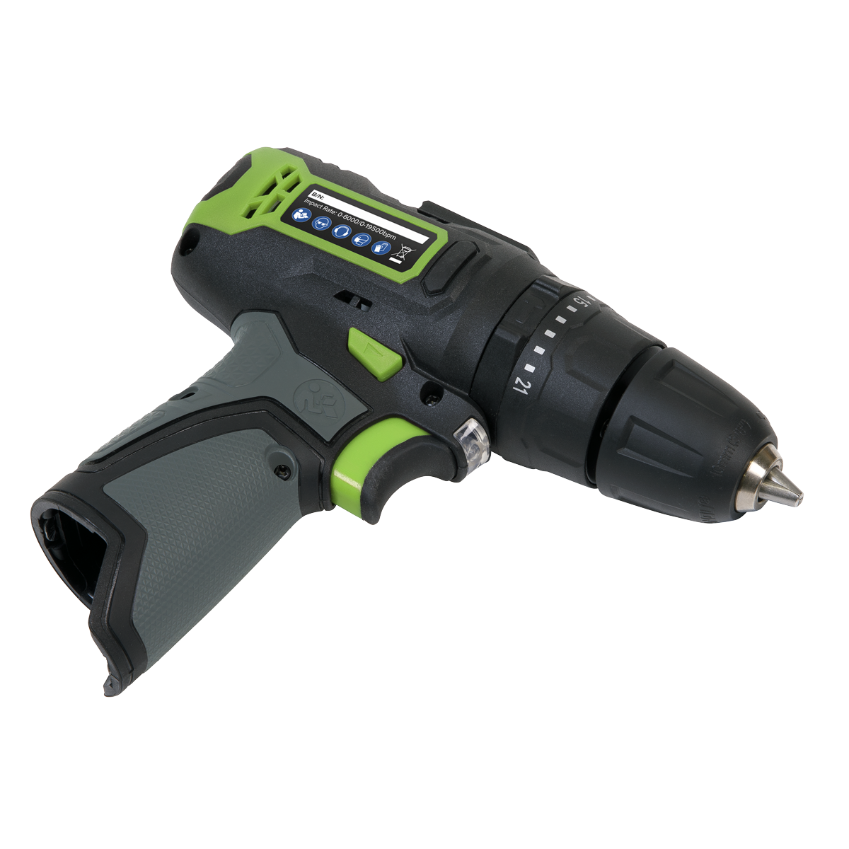 Sealey 10.8V SV10.8 Series Ø10mm Cordless Combi Drill - Body Only CP108VDDBO