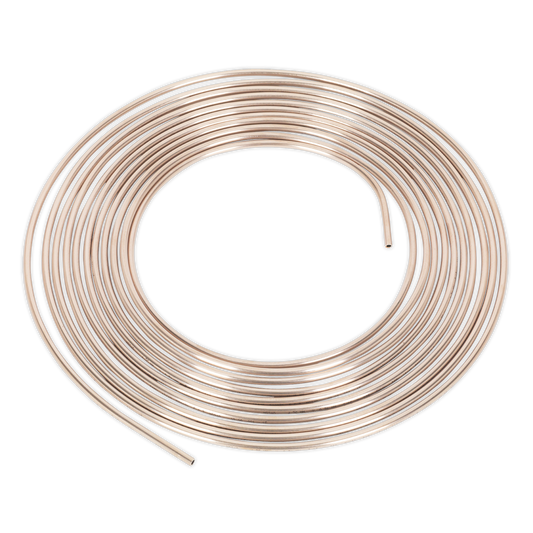 Sealey Brake Pipe Seamless Tube Cupro-Nickel 22 Gauge 3/16" 25FT 3120 PSI CNP316