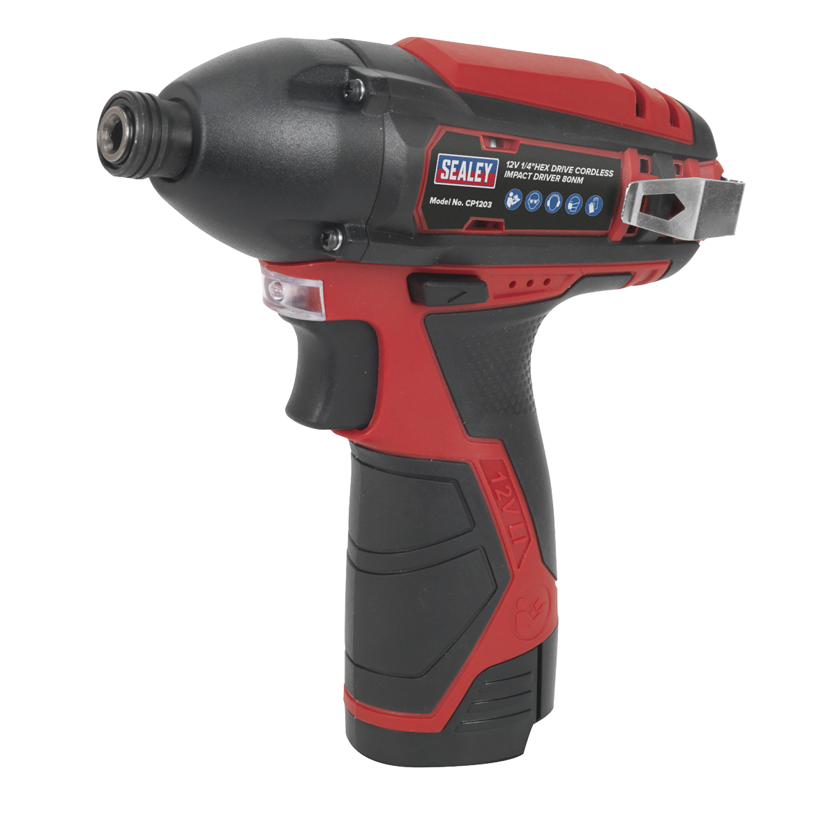 Sealey 12V SV12 Series 1/4" Hex Drive Cordless Impact Driver - Body Only CP1203