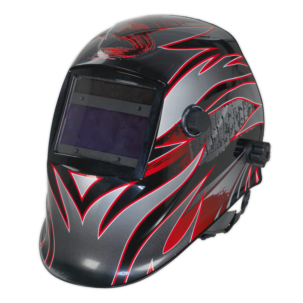 Sealey Auto Darkening Welding Protective Helmet - Shade 9-13 570g PWH600