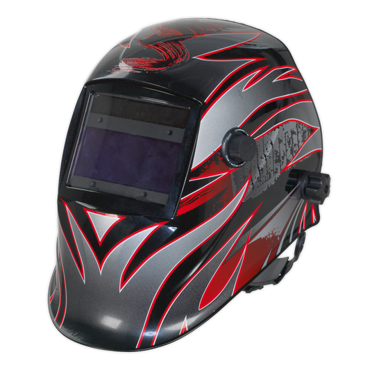 Sealey Auto Darkening Welding Protective Helmet - Shade 9-13 570g PWH600