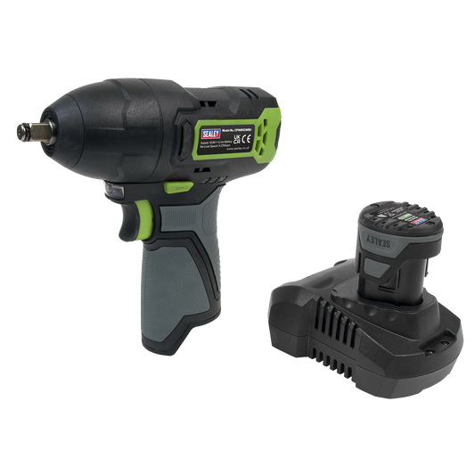Sealey Cordless Impact Wrench 3/8" Square Drive 10.8V 2Ah Kit CP108VCIW