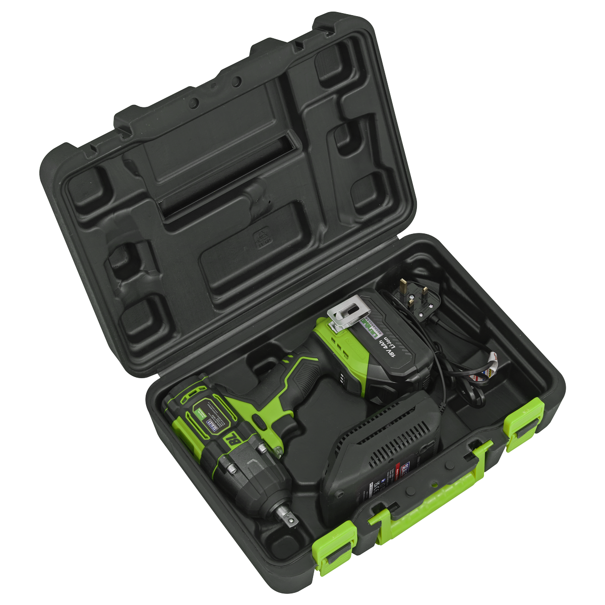 Sealey Cordless Impact Wrench 18V 4Ah Lithium-Ion 1/2" Square Drive CP650LIHV