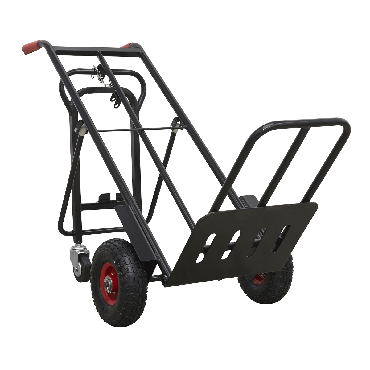 Sealey 300kg Heavy Duty 3-In-1 Sack Truck With PU Tyres 300kg Capacity CST989HD