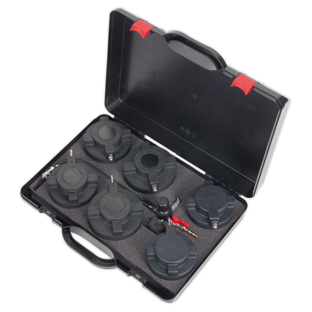 Sealey Turbo System Leakage Tester With Pressure Gauge & Shut-Off Valve CV2030