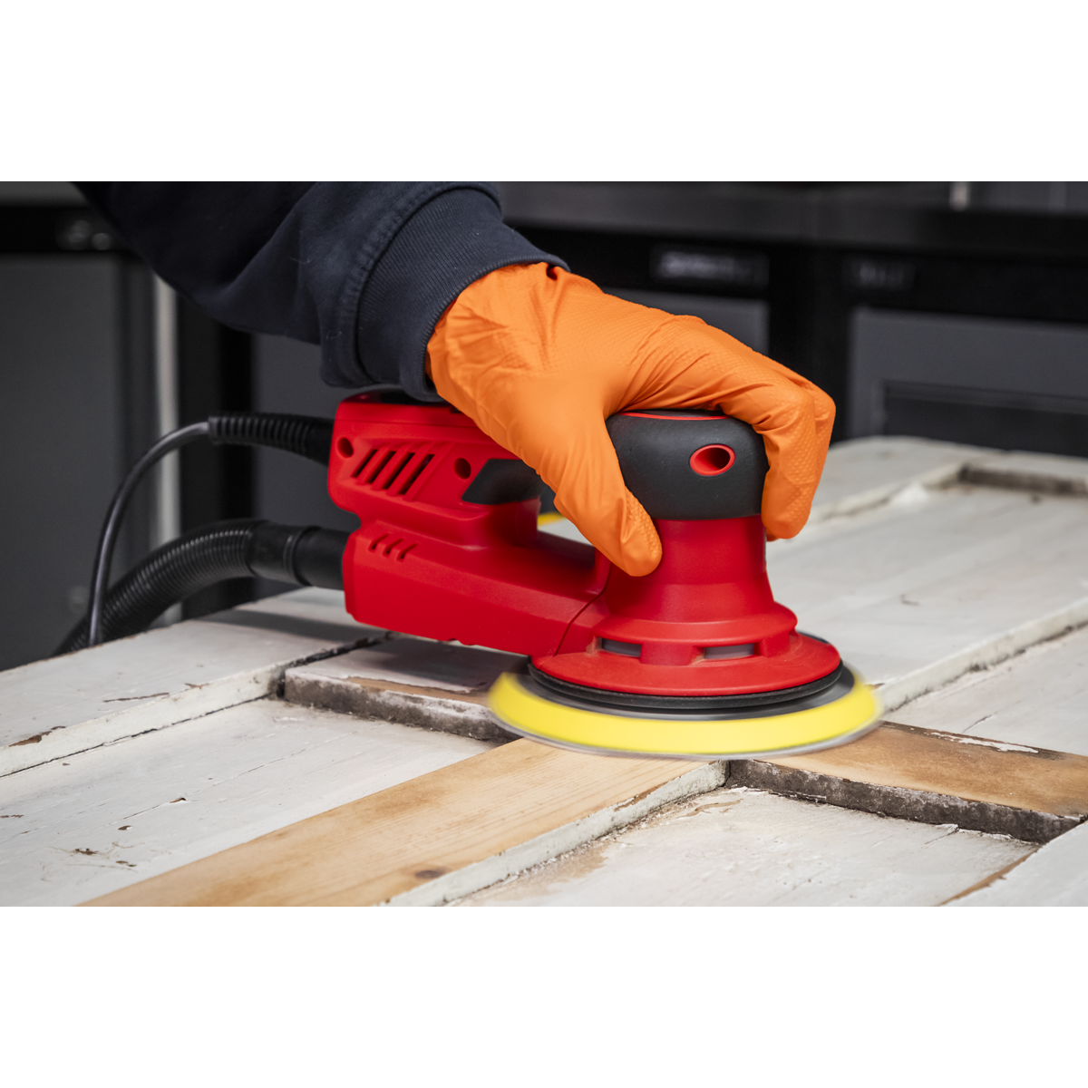 Sealey 230V 150mm 350W Electric Palm Sander With Variable Speed DAS150PS