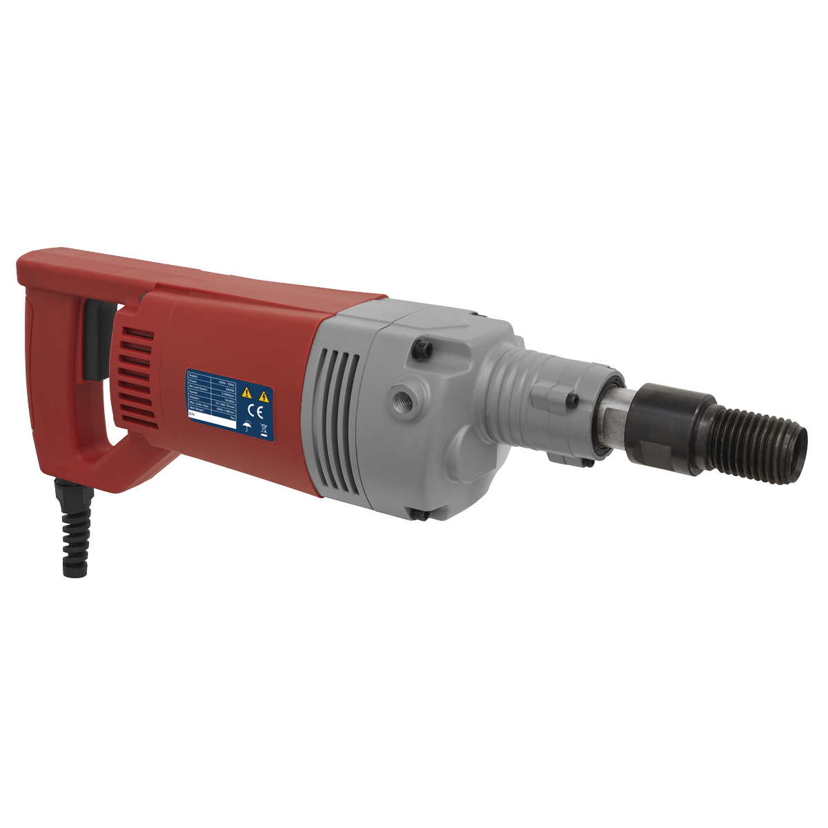 Sealey 230V Compact Lightweight Diamond Core Drill With Side Handles DCD230V