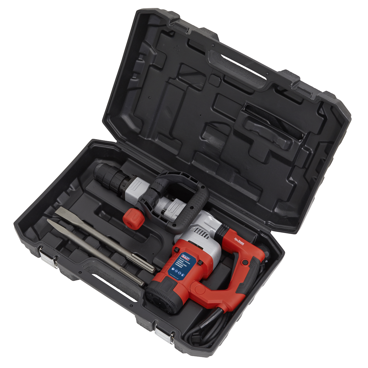 Sealey 240V 1300W SDS MAX Demolition Hammer With Variable Speed Trigger DHB1300