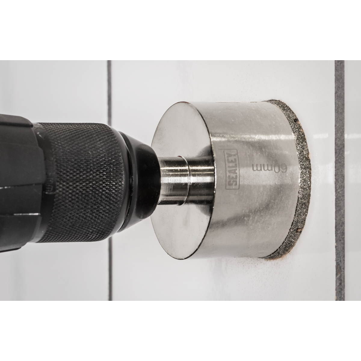 Sealey Electroplated Diamond Hole Saw 60mm Diameter 45mm Cutting Depth DHS60