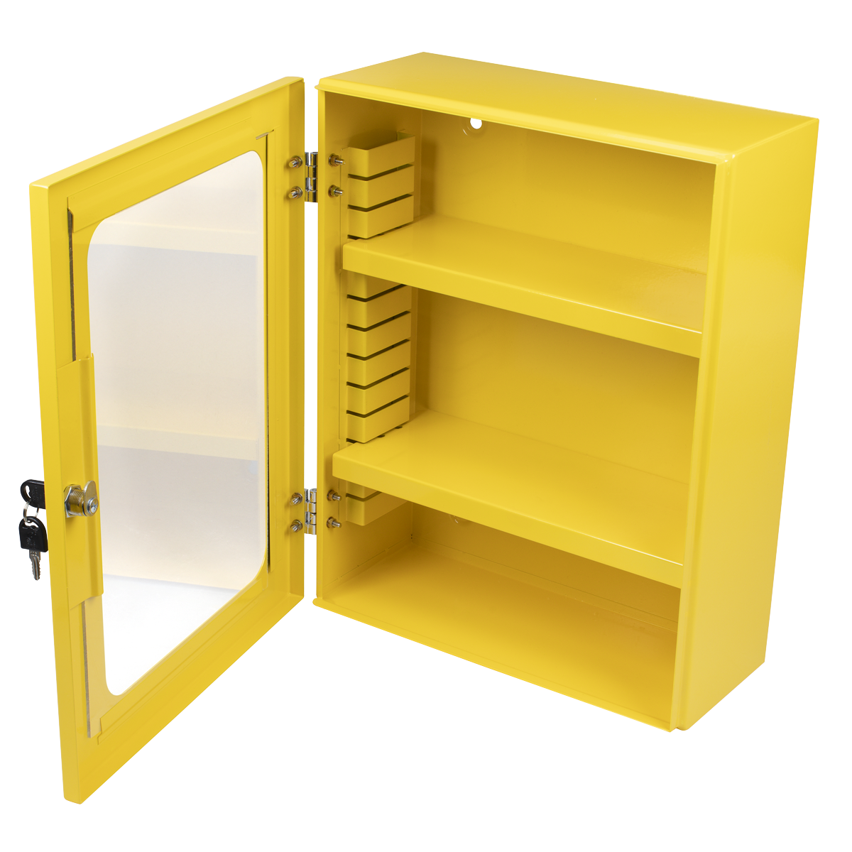 Sealey Safety Lockout Cabinet 2 Shelves With Wall Mount Fixings 2 Keys EV10