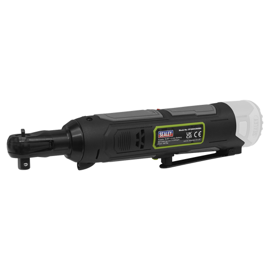 Sealey Cordless Ratchet Wrench 3/8" Square Drive 10.8V - Body Only CP108VCRWBO