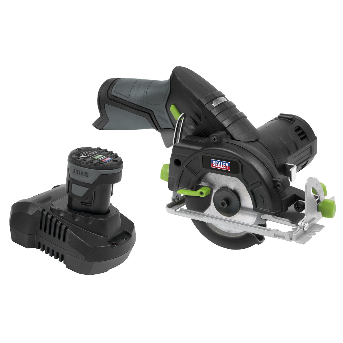 Sealey 10.8V 2Ah SV10.8 Series Ø85mm Cordless Circular Saw Kit CP108VCS