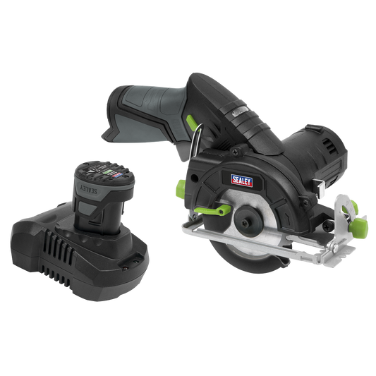 Sealey 10.8V 2Ah SV10.8 Series Ø85mm Cordless Circular Saw Kit CP108VCS