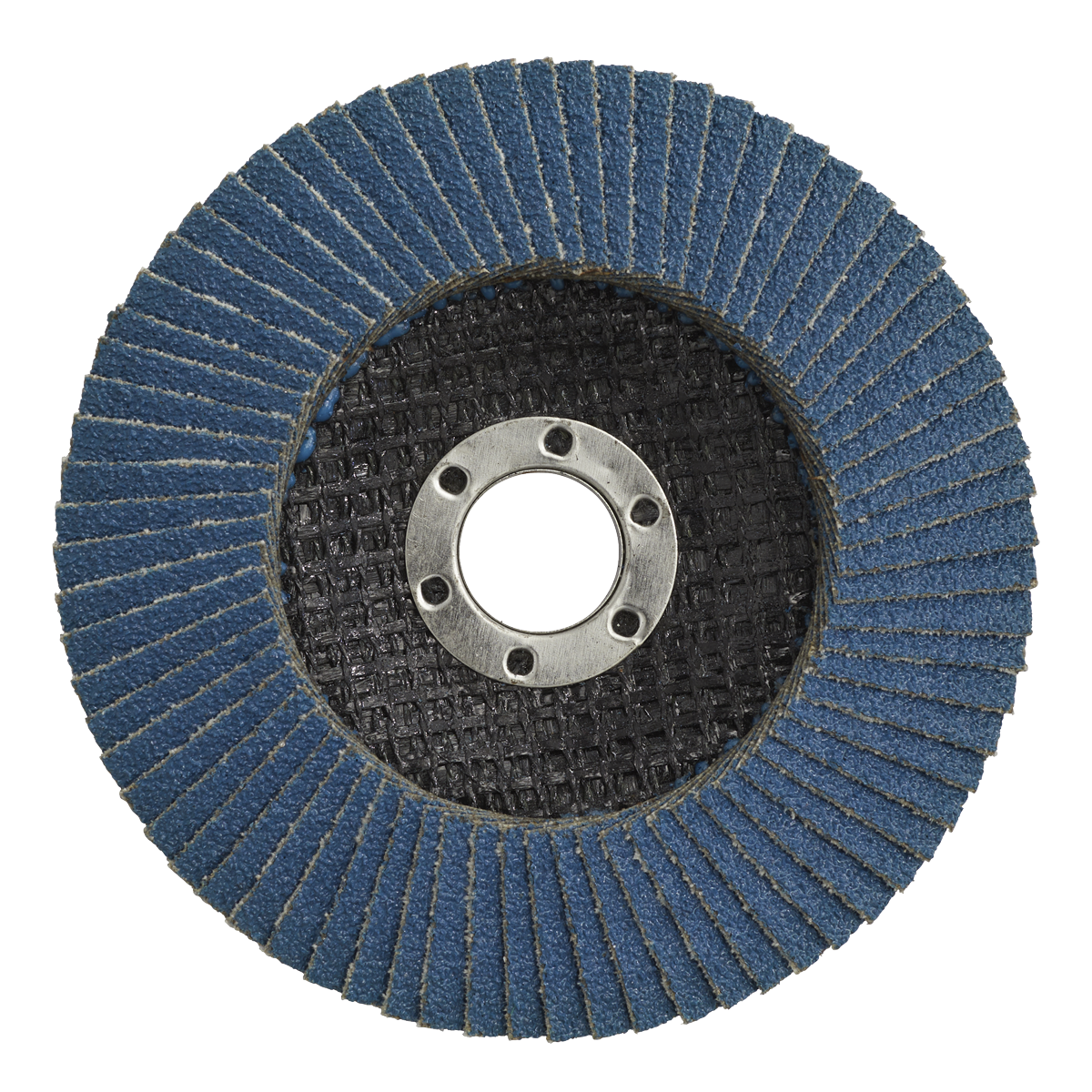Sealey Flap Disc Zirconium Ø100mm 16mm Bore 40 Grit Abrasive Flaps FD10040