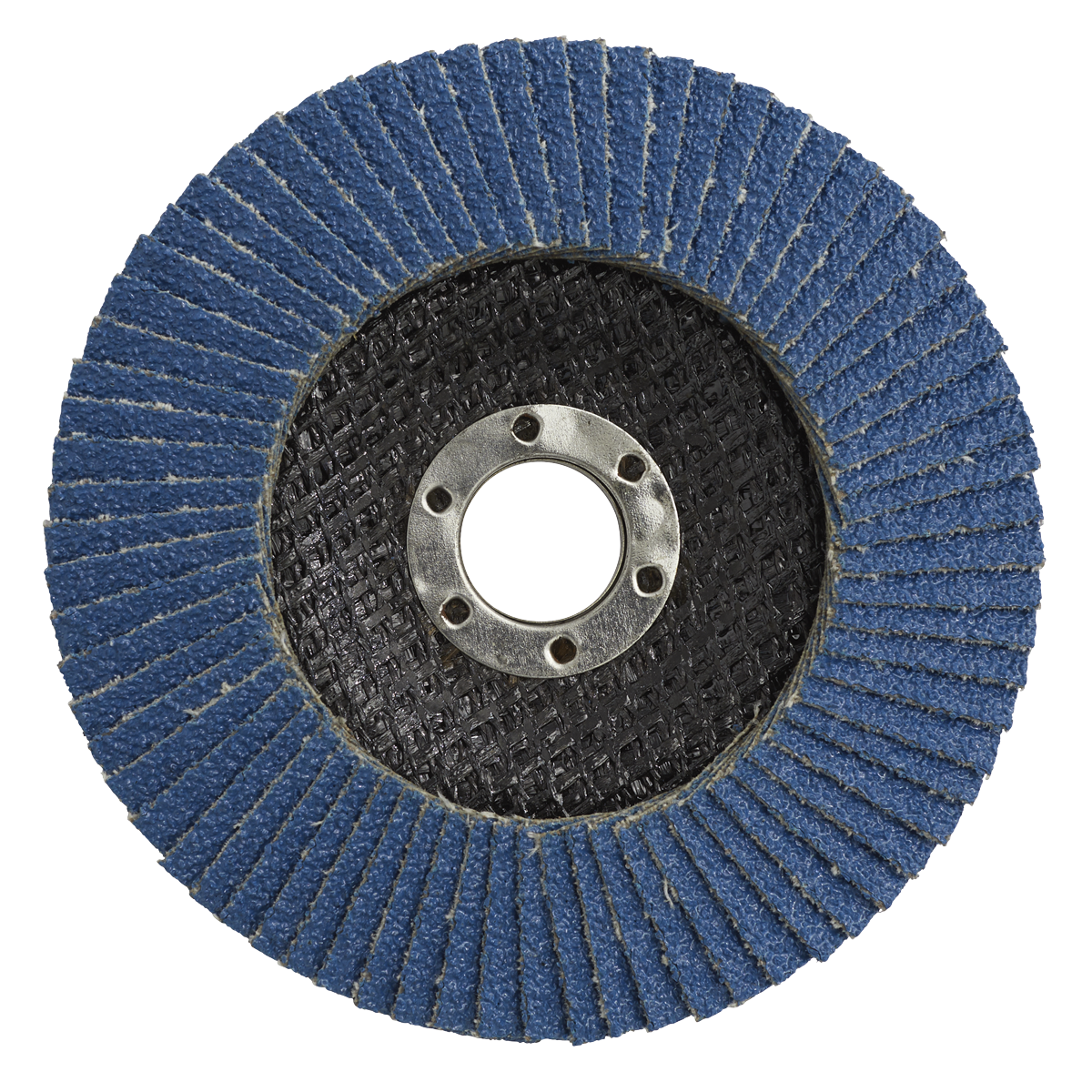 Sealey Flap Disc Zirconium Ø100mm 16mm Bore 60 Grit Abrasive Flaps FD10060