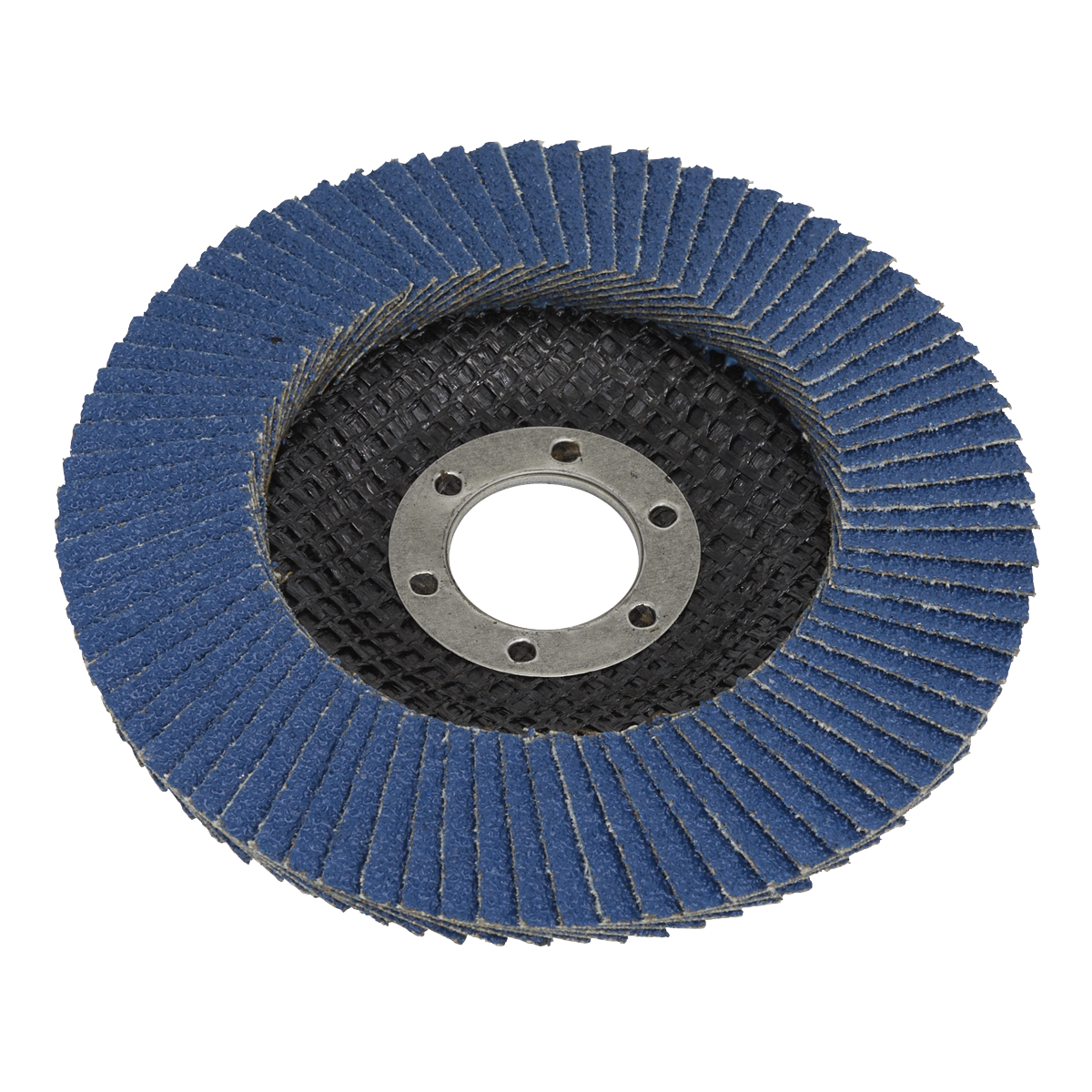 Sealey 120 Grit Flap Discs Zirconium 115mm 22mm Bore 10 Pieces FD11512010