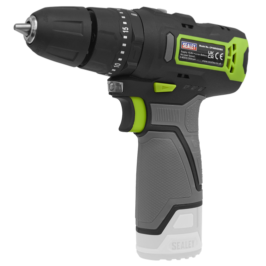 Sealey 10.8V SV10.8 Series Ø10mm Cordless Combi Drill - Body Only CP108VDDBO