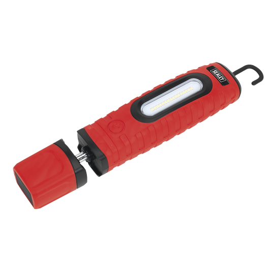 Sealey Rechargeable Inspection Lamp 360 Degree 16 SMD 3W LED Red LED360PLUSR