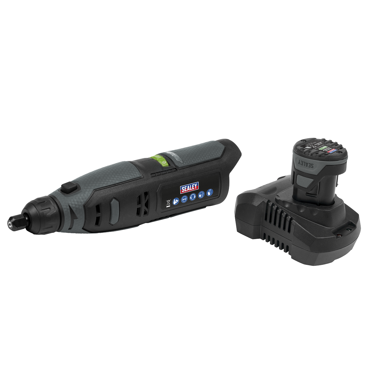 Sealey Cordless Multipurpose Mini Grinder Kit 10.8V 2Ah With Battery CP108VMG