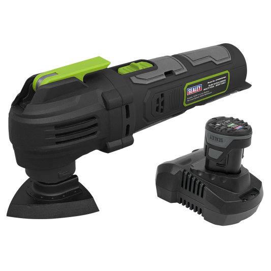 Sealey SV10.8 Series Cordless Multi-Tool Kit 10.8V 2Ah Body Only CP108VMT