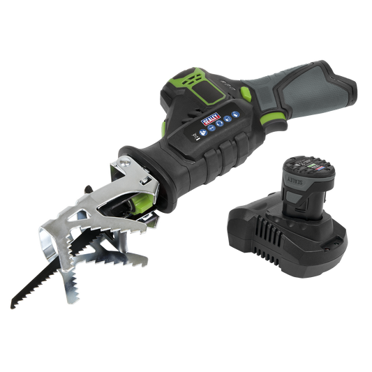 Sealey 10.8V 2Ah SV10.8 Series Cordless Reciprocating Saw Kit 2700RPM CP108VRS