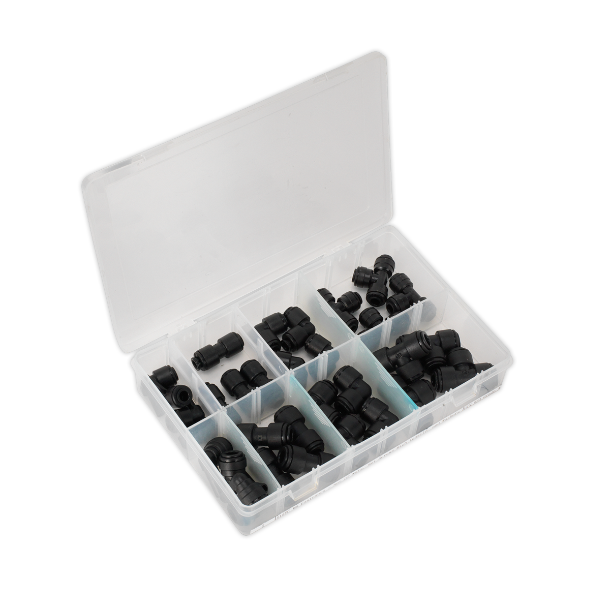 Sealey Speedfit Coupling Assortment 32 Pieces 6 & 8mm Metric Black AB069JG