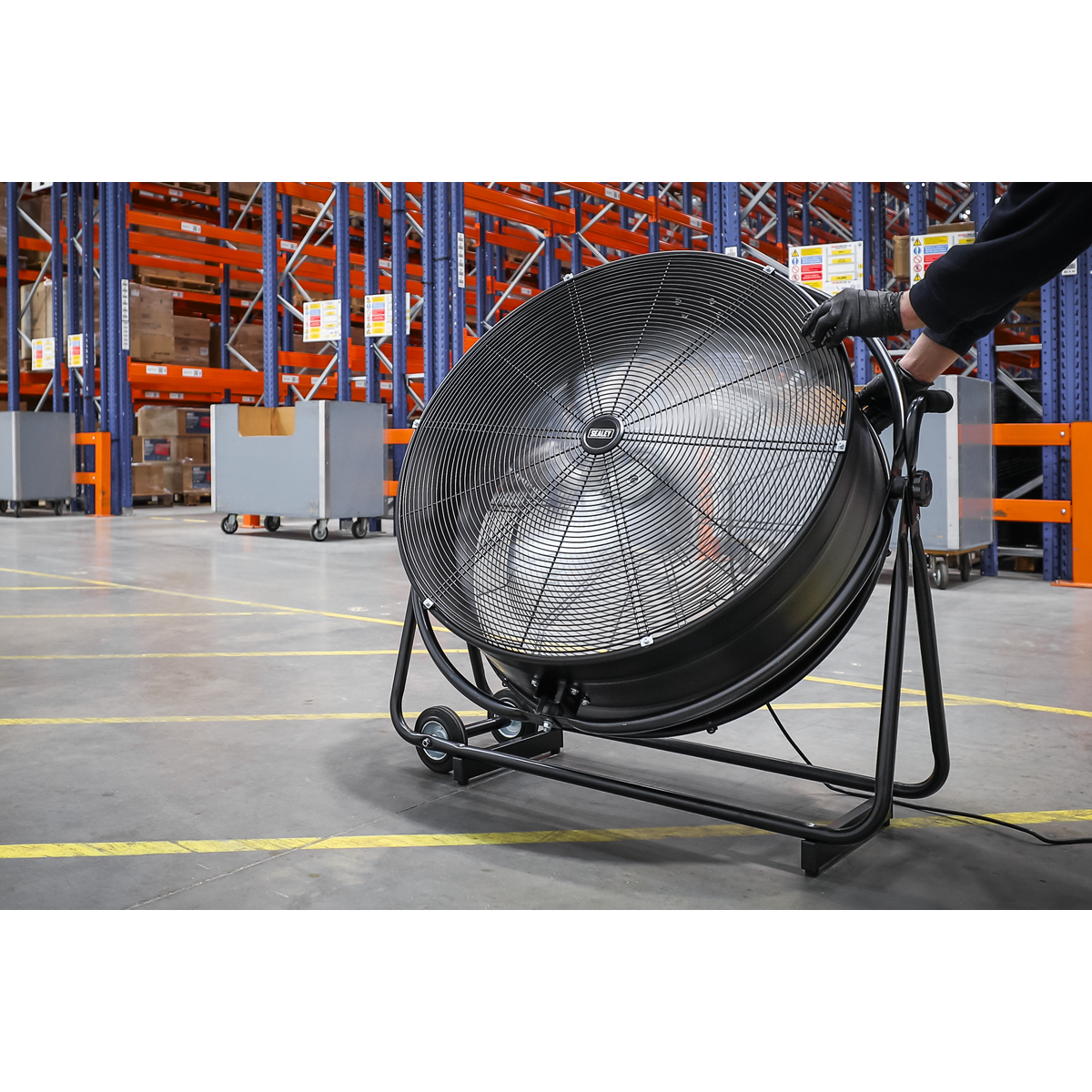 Sealey 30" Industrial High Velocity Orbital Drum Fan With 2-Speeds 230V HVF30S