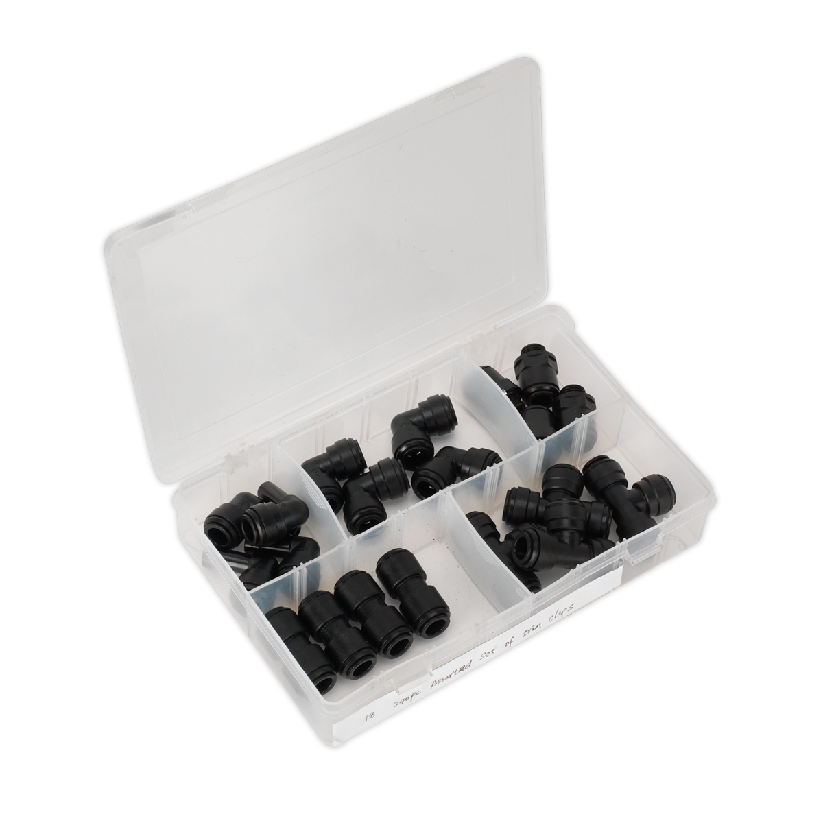 Sealey Speedfit Coupling Assortment 20 Pieces 10mm Metric - Black AB070JG