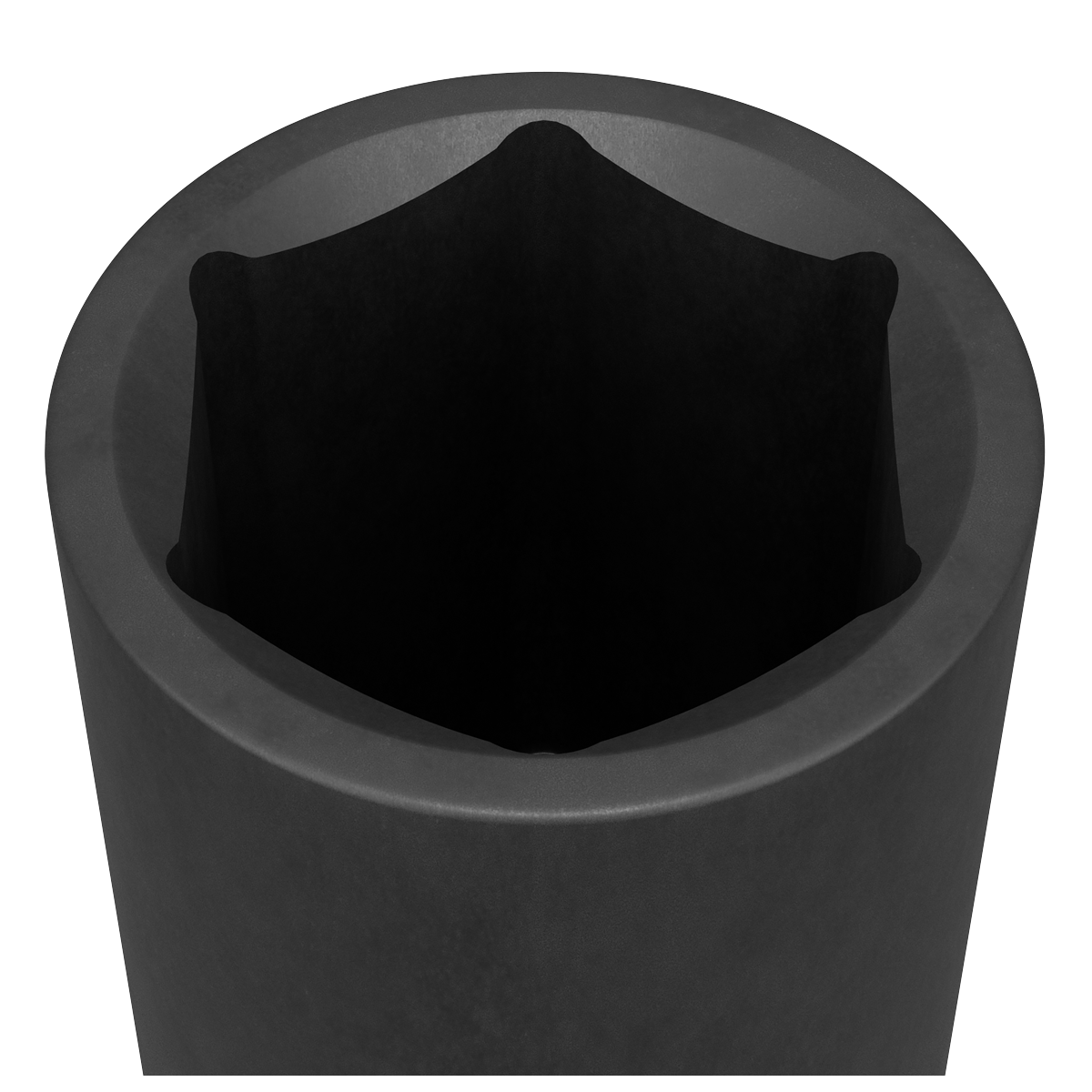 Sealey Impact Socket 21mm Deep 1/2" Square Drive Chrome Vanadium Black IS1221D