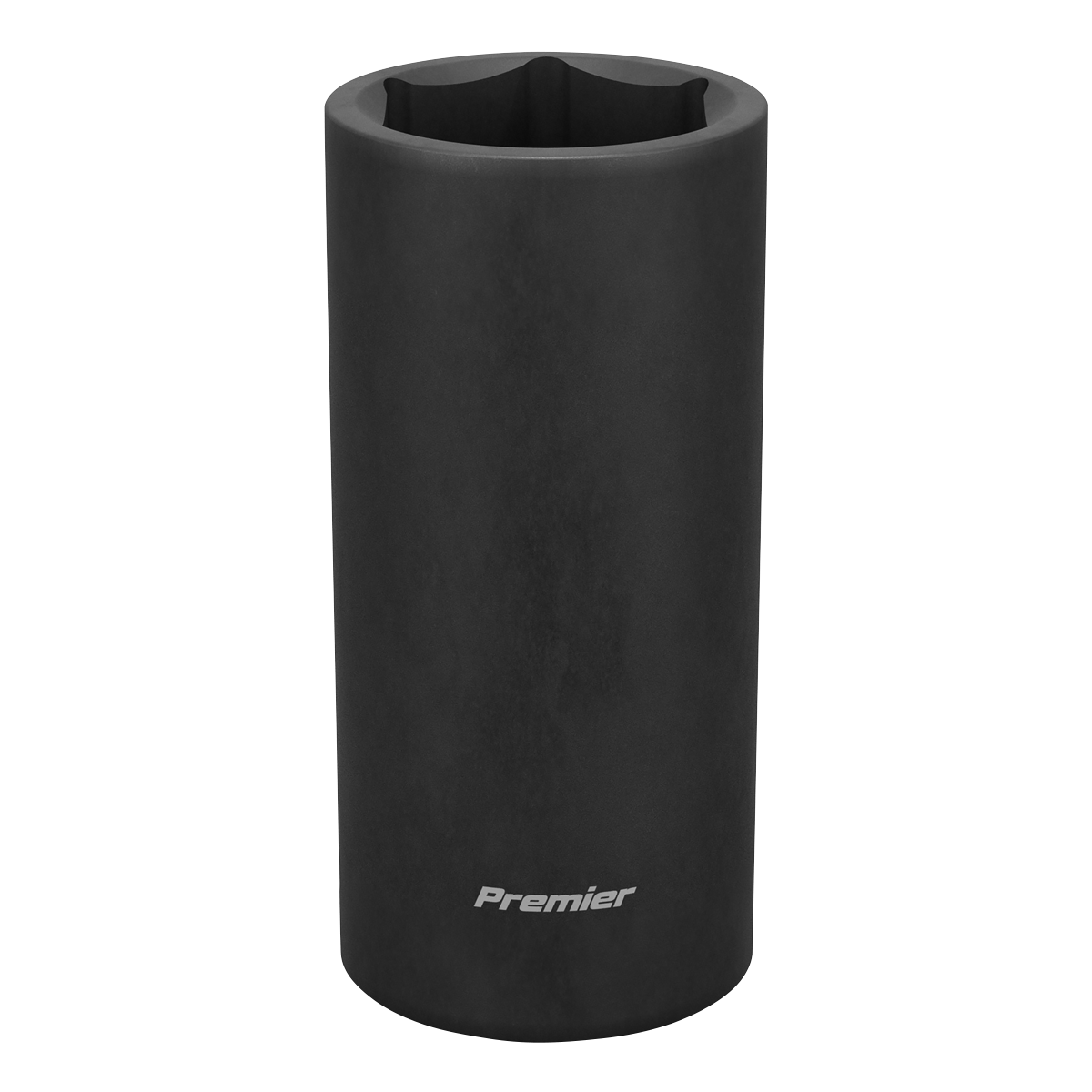 Sealey Impact Socket 27mm Deep 1/2" Square Drive Chrome Vanadium Black IS1227D