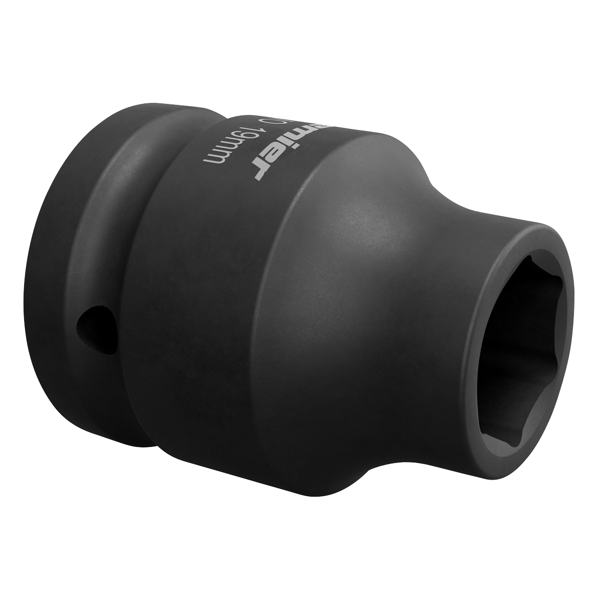 Sealey Impact Socket Tool 19mm 3/4" Square Drive ‎Anti Corrosion Black IS3419