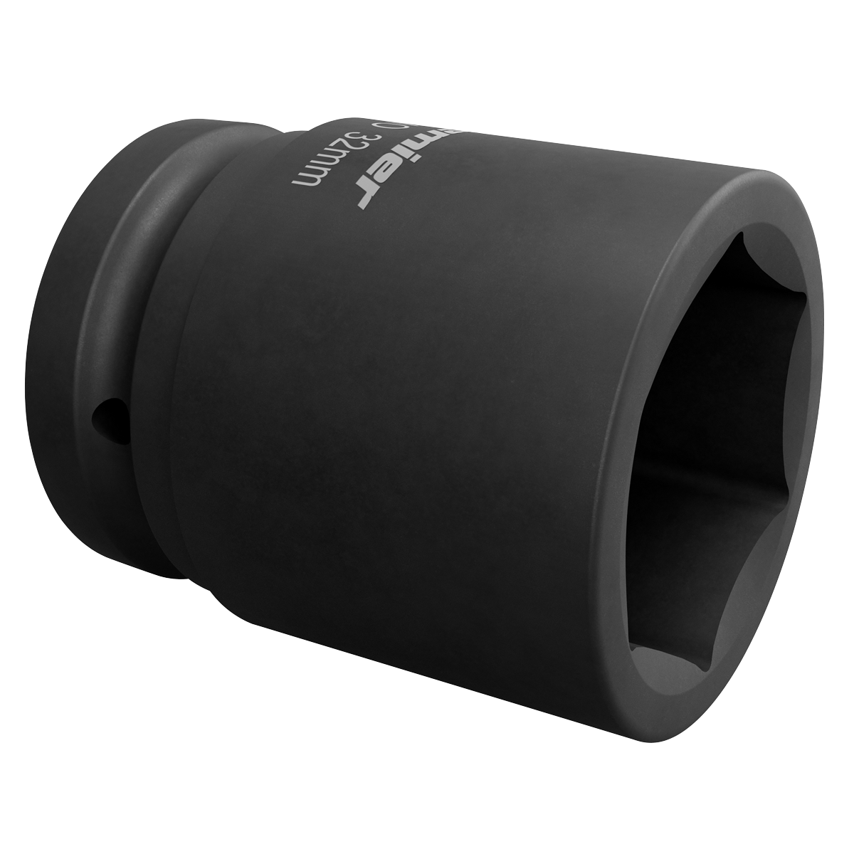 Sealey Impact Socket 32mm 3/4" Square Drive Chrome Molybdenum Black IS3432