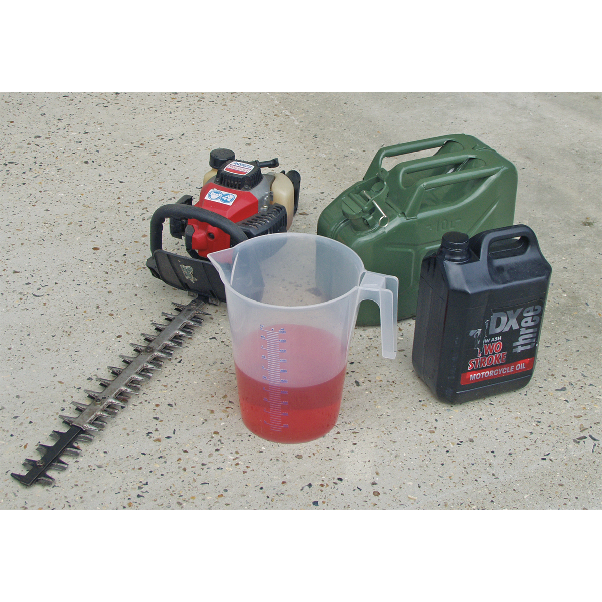 Sealey 5L Measuring Jug 5 Litre Translucent Oil Fuel Acid Resistant JT5000