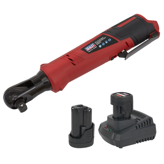 Sealey 12V SV12 Series 1/2"Square Drive Cordless Ratchet Wrench Kit CP1209KIT
