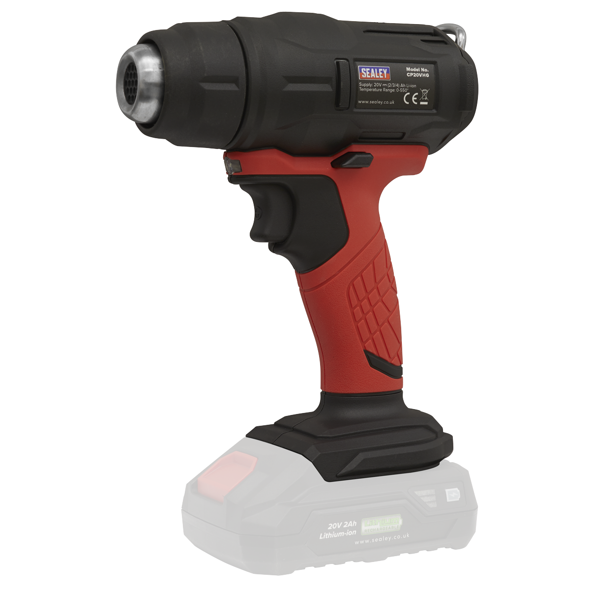Sealey 20V SV20 Series Cordless Hot Air Gun Lightweight - Body Only CP20VHG