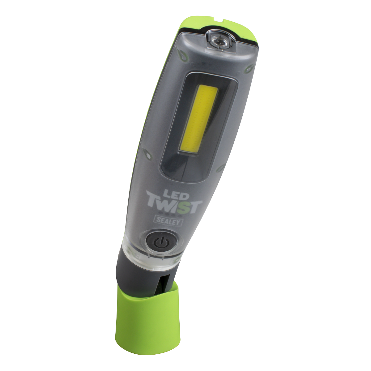 Sealey LED Twist Rechargeable Inspection Light Green 16W COB & 1W SMD LED2001G