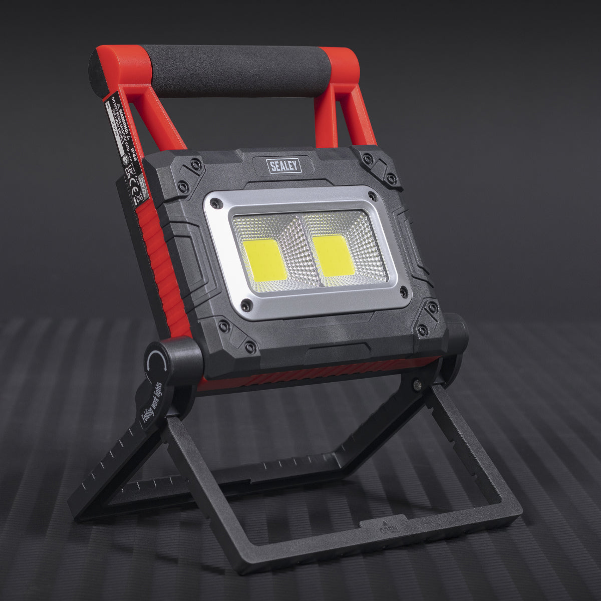 Sealey 15W COB LED Solar Powered Rechargeable Portable Floodlight LEDFL15WS