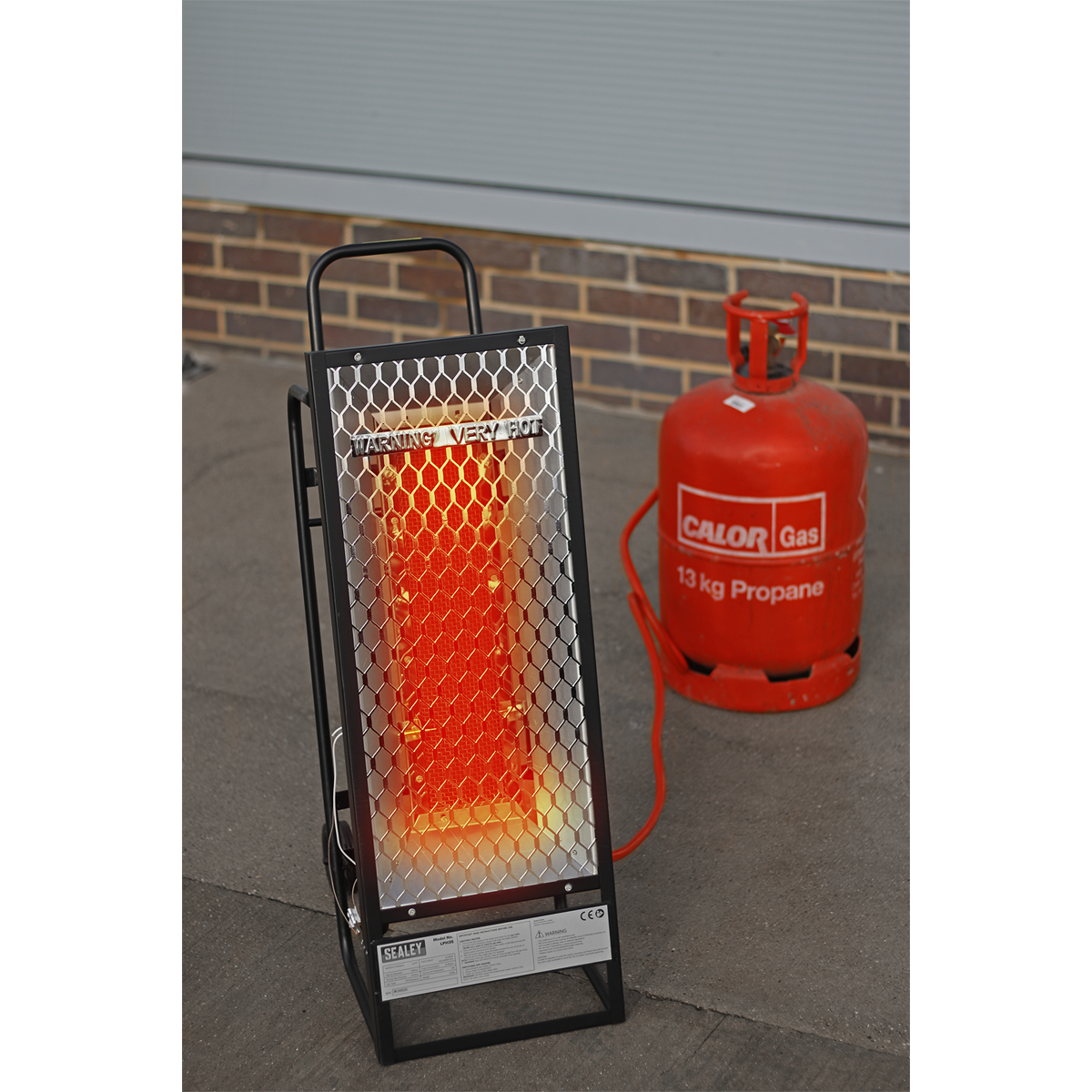 Sealey Space Warmer Industrial Propane Heater 35.000BTU/HR Portable LPH35