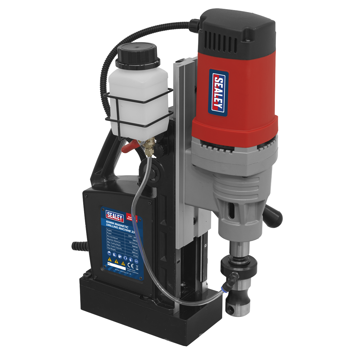 Sealey 60mm Magnetic Drilling Machine With Safety Fixing Strap 230V MAG60230V